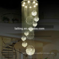 LED Hanging Light,Round Crystal Chandelier For Villa Ceiling